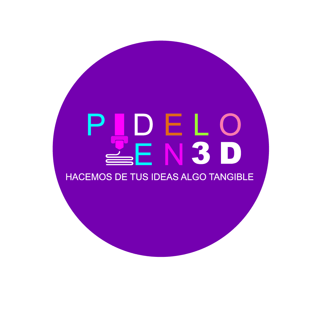 Logo de Pidelo en 3D